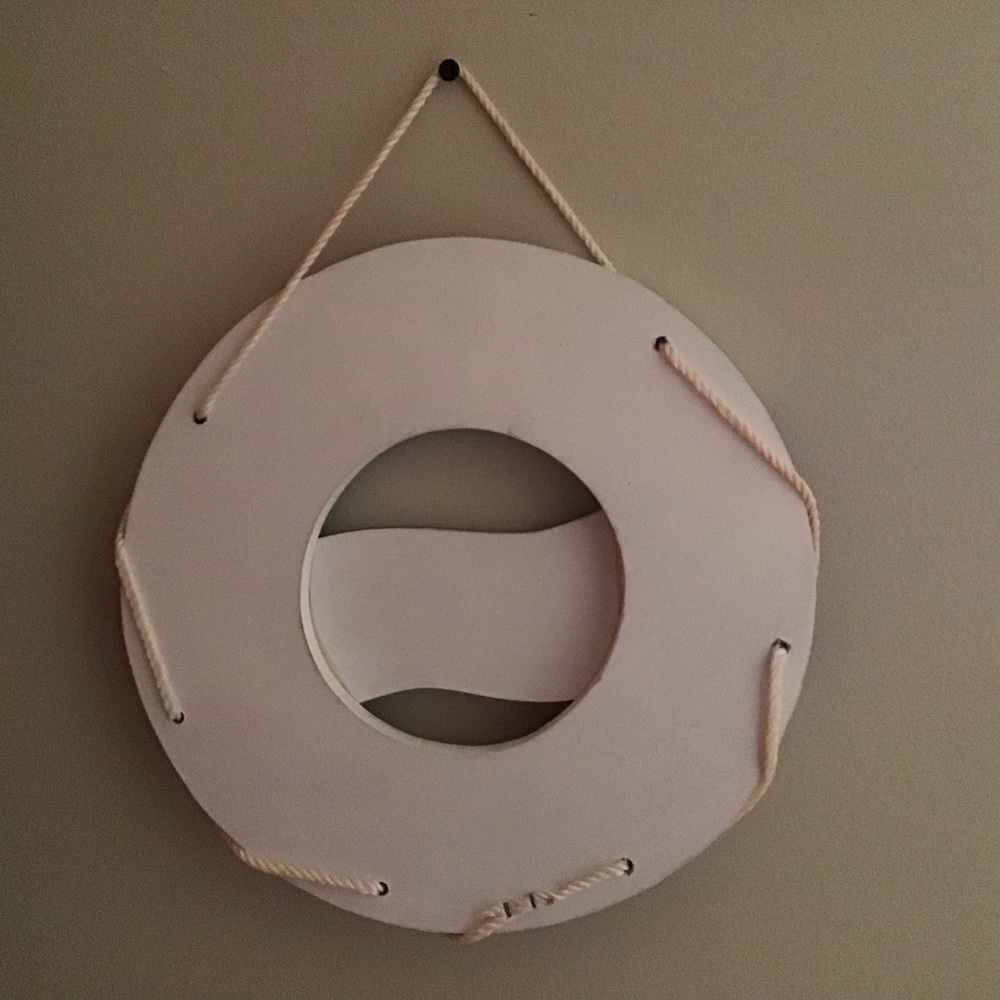 🛟 Wooden Life Buoy Ring Wall Hanging 🛟 - Picture 2 of 2
